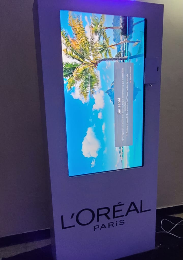 Mueble para pantalla